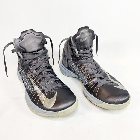 NIKE + Hyperdunk 2012 Grey Basketball Sneakers 10 - Picture 2 of 8